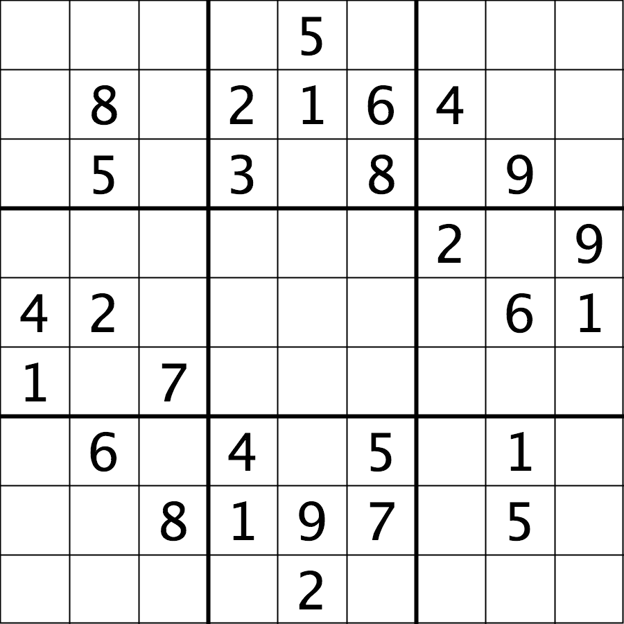 Su-Do-Ku puzzle