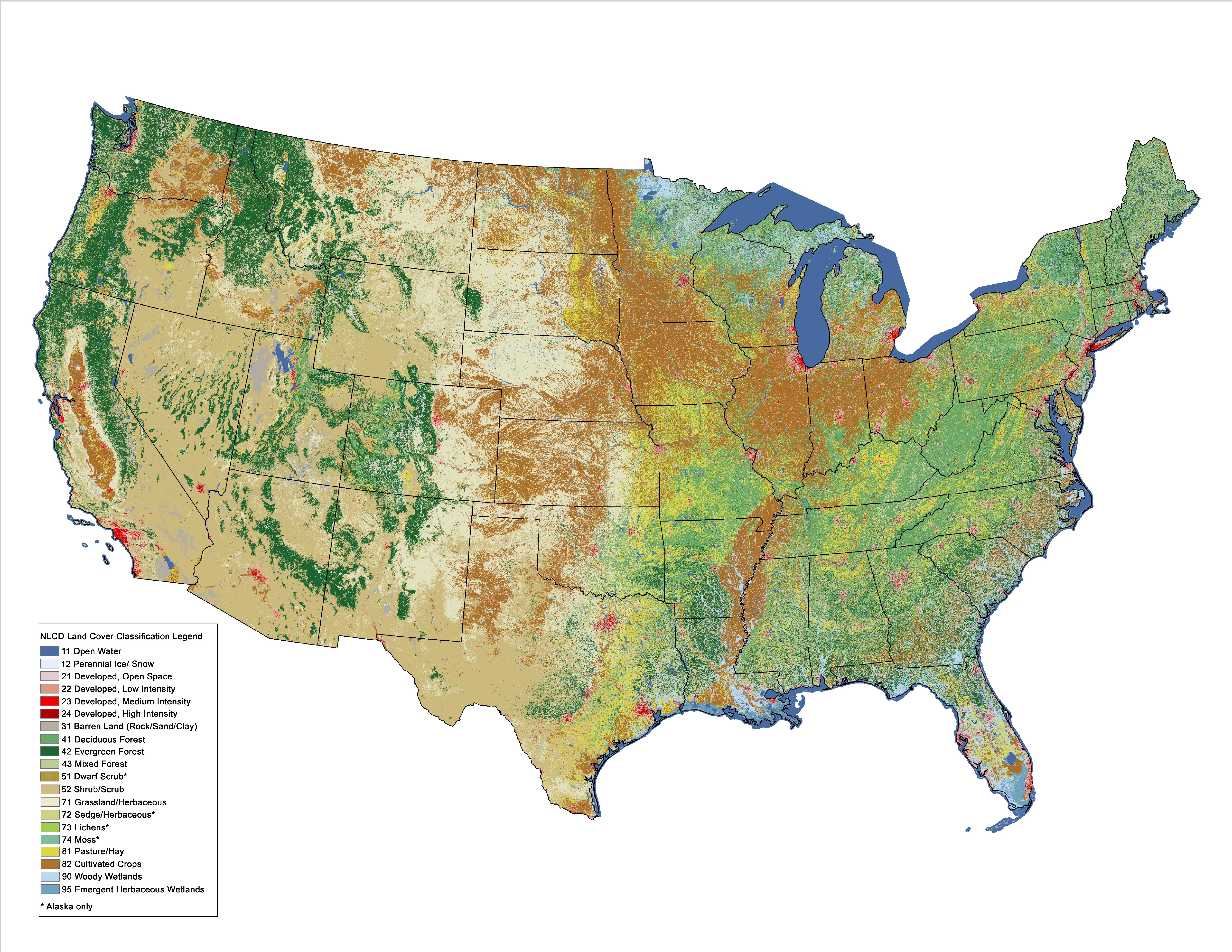 USA landcover classification
